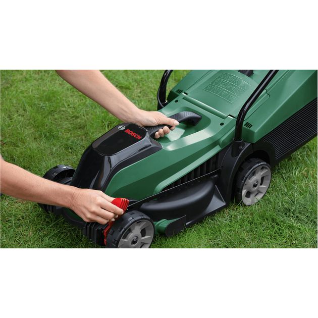 Bosch Газонокосарка акумуляторна CityMower 18V-32-300 18В 32см 31л 30-60мм 8.8кг без АКБ і ЗП, фото , зображення 3 | SNABZHENIE.com.ua Bosch Газонокосарка акумуляторна CityMower 18V-32-300 18В 32см 31л 30-60мм 8.8кг без АКБ і ЗП, фото , зображення 3 | SNABZHENIE.com.ua