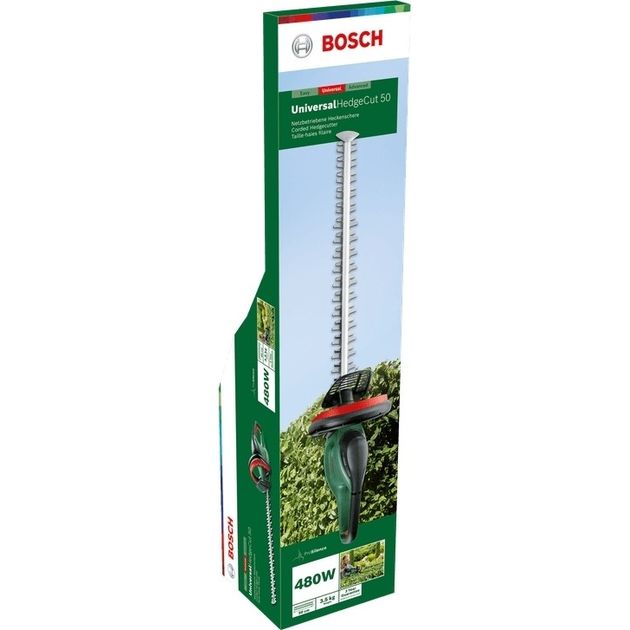 Bosch Кущоріз UniversalHedgeCut 50 480Вт 50см крок різу 26мм 3.67 кг, фото , изображение 3 | SNABZHENIE.com.ua Bosch Кущоріз UniversalHedgeCut 50 480Вт 50см крок різу 26мм 3.67 кг, фото , изображение 3 | SNABZHENIE.com.ua