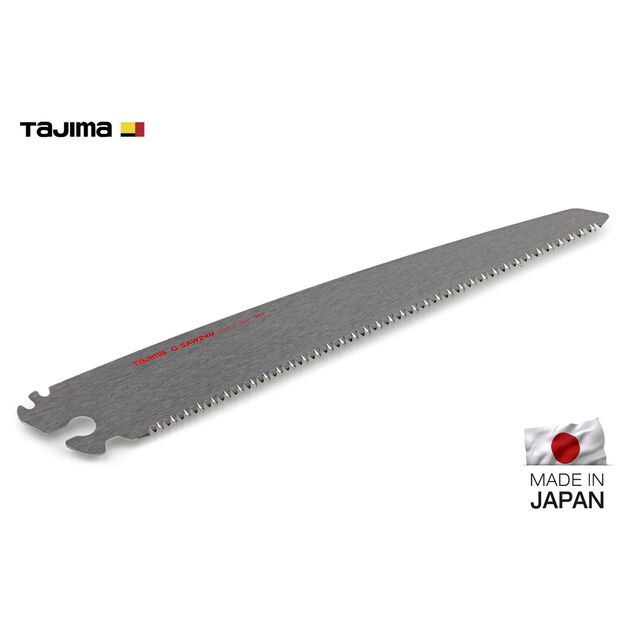Сменное полотно TAJIMA (Япония) G-SAW для садовых пил 0,7 мм 240 мм 9 TPI, фото , зображення 2 | SNABZHENIE.com.ua Сменное полотно TAJIMA (Япония) G-SAW для садовых пил 0,7 мм 240 мм 9 TPI, фото , зображення 2 | SNABZHENIE.com.ua