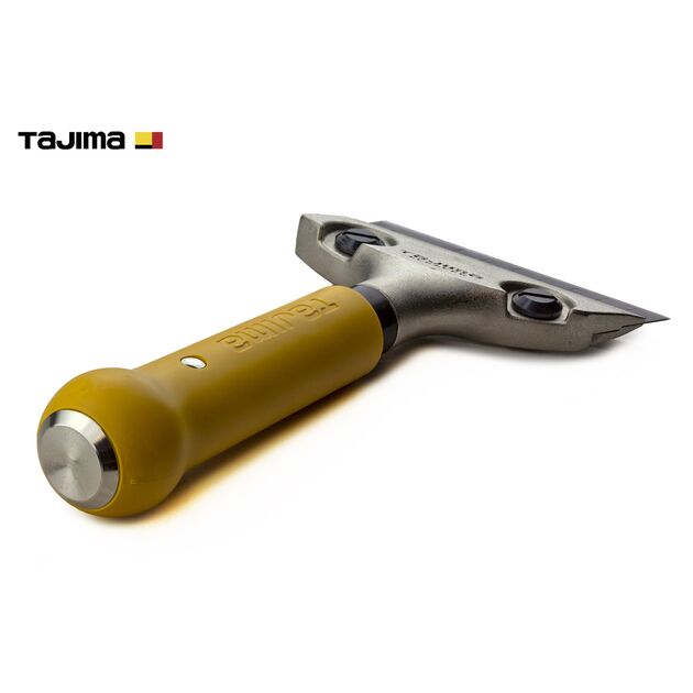 Шпатель скребок профессиональный 200мм TAJIMA (Япония) SCR-L200 ударный + 3 лезвия, фото , изображение 6 | SNABZHENIE.com.ua