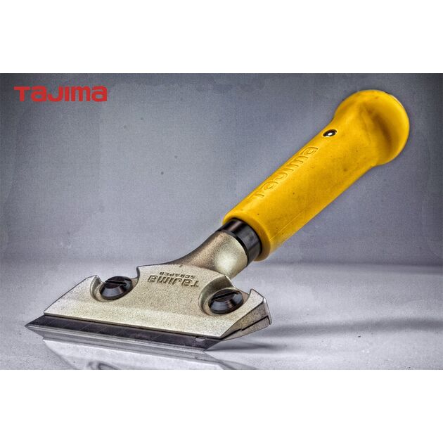 Шпатель скребок профессиональный 200мм TAJIMA (Япония) SCR-L200 ударный + 3 лезвия, фото , изображение 4 | SNABZHENIE.com.ua