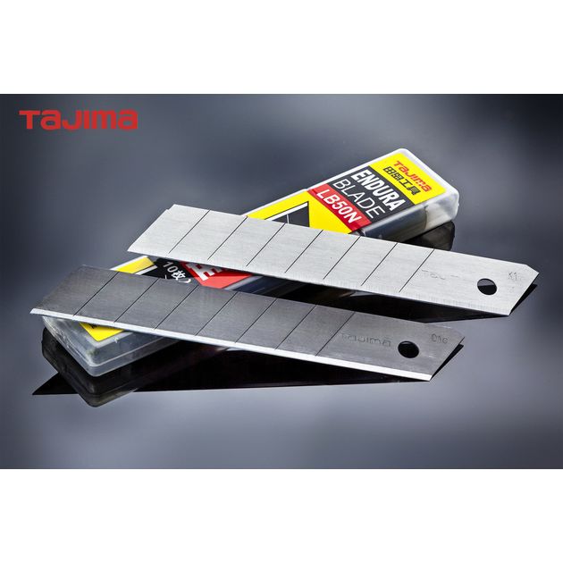 Лезвия для ножа 18 мм TAJIMA (Япония) LB50N сегментные 10 шт, фото  | SNABZHENIE.com.ua