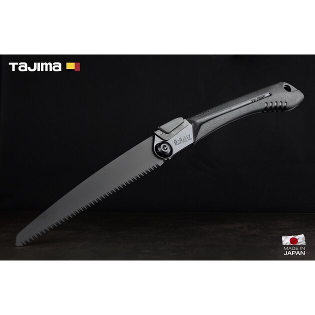 Пила садовая TAJIMA (Япония) G-SAW GK-A240FB универсальная складная с фторопластовым покрытием 240 мм, фото  | SNABZHENIE.com.ua