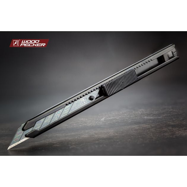 Нож строительный 9мм автофиксатор Woodpecker FD-707S, фото , зображення 3 | SNABZHENIE.com.ua Нож строительный 9мм автофиксатор Woodpecker FD-707S, фото , зображення 3 | SNABZHENIE.com.ua