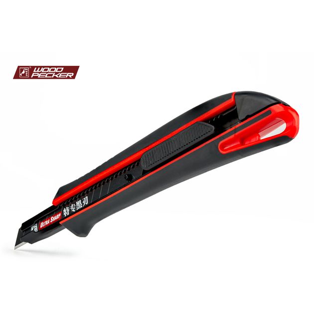 Нож строительный 9мм автофиксатор Woodpecker FD-711, фото , зображення 6 | SNABZHENIE.com.ua Нож строительный 9мм автофиксатор Woodpecker FD-711, фото , зображення 6 | SNABZHENIE.com.ua