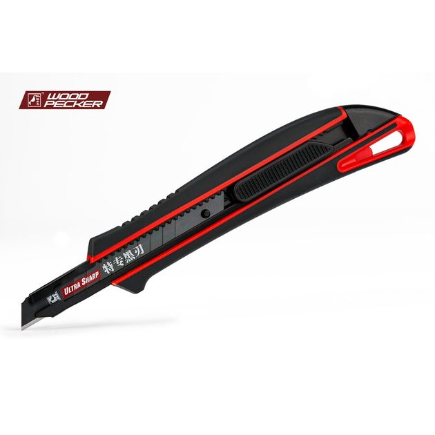 Нож строительный 9мм автофиксатор Woodpecker FD-711, фото , зображення 5 | SNABZHENIE.com.ua Нож строительный 9мм автофиксатор Woodpecker FD-711, фото , зображення 5 | SNABZHENIE.com.ua