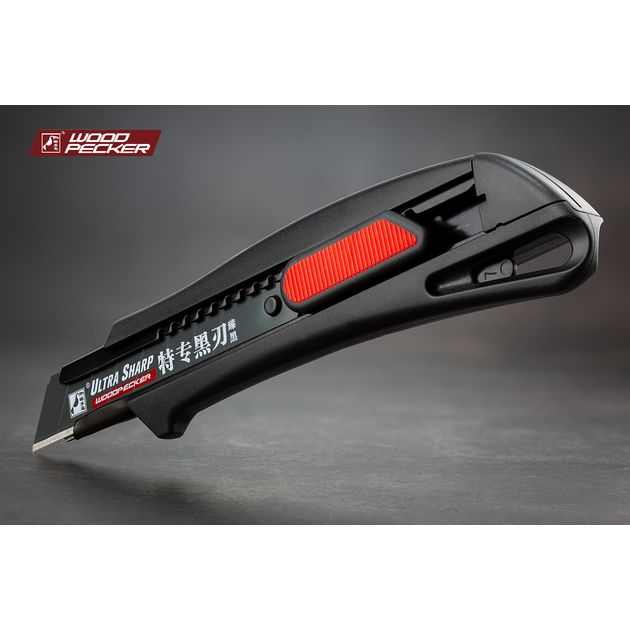 Нож строительный 18мм автофиксатор Woodpecker FD-7816, фото , изображение 2 | SNABZHENIE.com.ua Нож строительный 18мм автофиксатор Woodpecker FD-7816, фото , изображение 2 | SNABZHENIE.com.ua