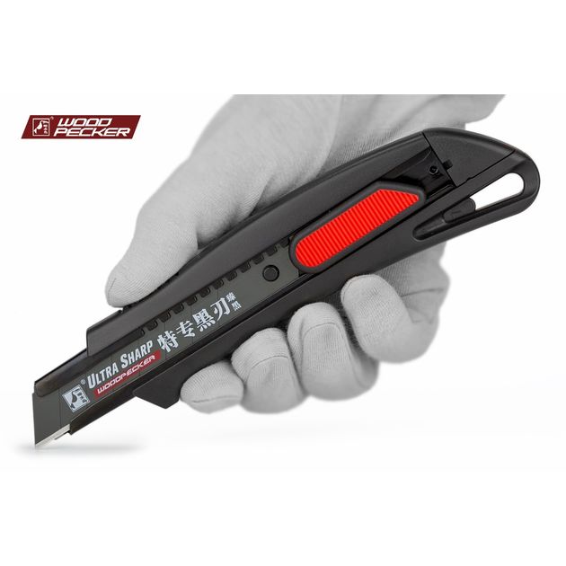 Нож строительный 18мм автофиксатор Woodpecker FD-7816, фото , изображение 9 | SNABZHENIE.com.ua Нож строительный 18мм автофиксатор Woodpecker FD-7816, фото , изображение 9 | SNABZHENIE.com.ua