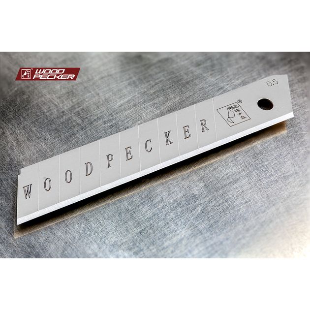 Лезвия для ножа 18мм Woodpecker ультра острые серые 10шт  FD-09A, фото , зображення 5 | SNABZHENIE.com.ua Лезвия для ножа 18мм Woodpecker ультра острые серые 10шт  FD-09A, фото , зображення 5 | SNABZHENIE.com.ua