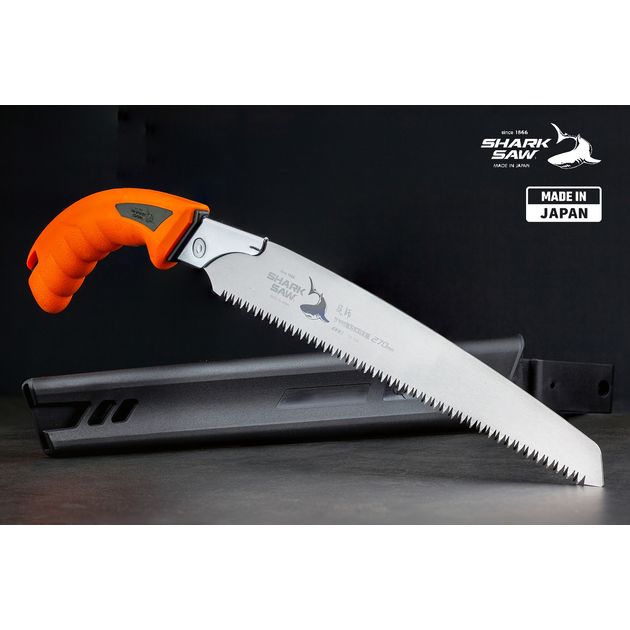 Пила ручная садовая 240мм TAKAGI (Япония) SHARK SAW с поясным чехлом 9 TPI, фото  | SNABZHENIE.com.ua