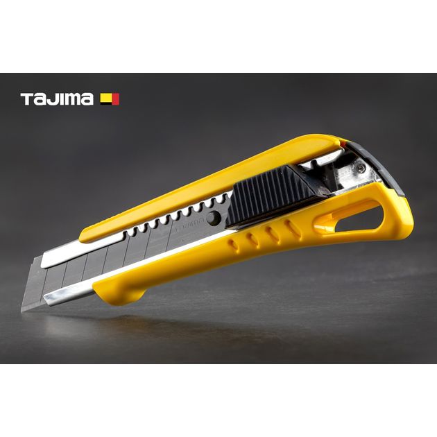 Нож строительный 18 мм TAJIMA (Япония) LC520B автоматический фиксатор, фото  | SNABZHENIE.com.ua