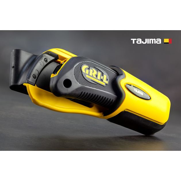 Нож строительный 18 мм с кобурой TAJIMA (Япония) LC560YHSBL автоматический фиксатор GRI 560, фото  | SNABZHENIE.com.ua