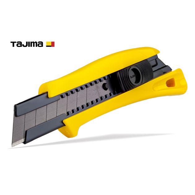 Нож строительный 22 мм TAJIMA (Япония) 610 J усиленный автоматический фиксатор, фото , изображение 5 | SNABZHENIE.com.ua Нож строительный 22 мм TAJIMA (Япония) 610 J усиленный автоматический фиксатор, фото , изображение 5 | SNABZHENIE.com.ua