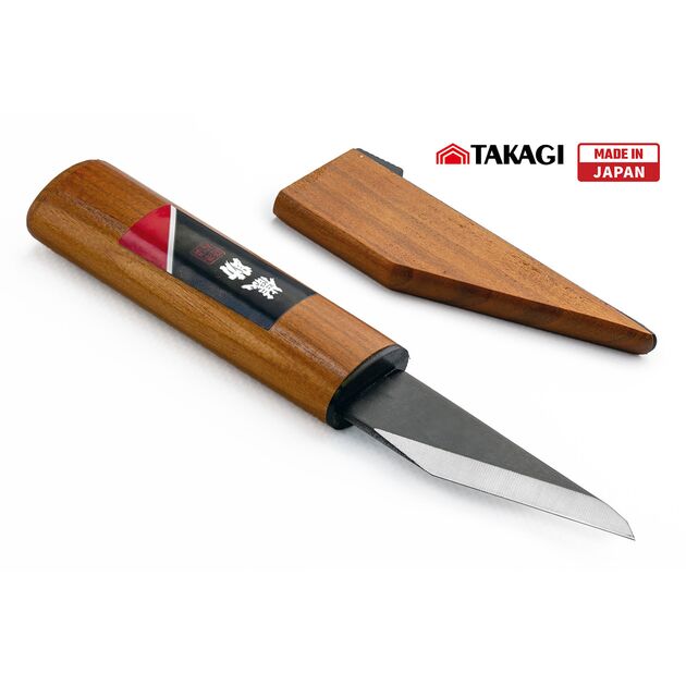 Нож для резьбы по дереву TAKAGI Kiridashi (Япония)  75 мм, фото , изображение 5 | SNABZHENIE.com.ua Нож для резьбы по дереву TAKAGI Kiridashi (Япония)  75 мм, фото , изображение 5 | SNABZHENIE.com.ua