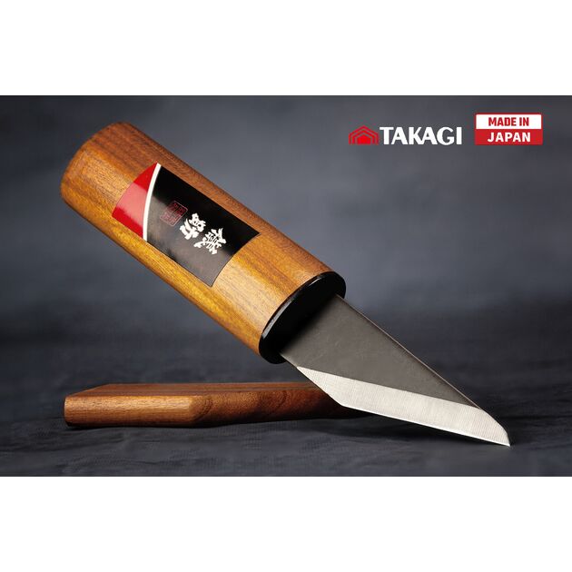 Нож для резьбы по дереву TAKAGI Kiridashi (Япония)  75 мм, фото  | SNABZHENIE.com.ua
