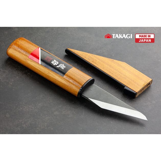 Нож для резьбы по дереву TAKAGI Kiridashi (Япония)  75 мм, фото , изображение 2 | SNABZHENIE.com.ua Нож для резьбы по дереву TAKAGI Kiridashi (Япония)  75 мм, фото , изображение 2 | SNABZHENIE.com.ua