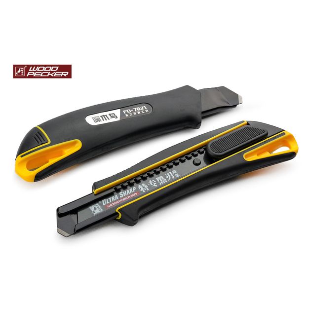 Нож строительный 18мм автофиксатор Woodpecker FD-7821, фото , изображение 4 | SNABZHENIE.com.ua Нож строительный 18мм автофиксатор Woodpecker FD-7821, фото , изображение 4 | SNABZHENIE.com.ua