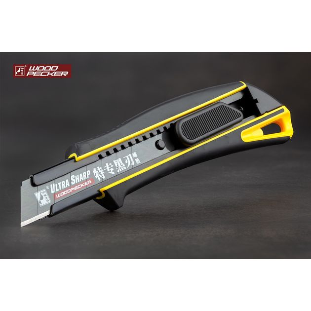 Нож строительный 18мм автофиксатор Woodpecker FD-7821, фото  | SNABZHENIE.com.ua