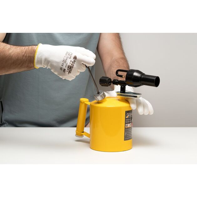 Лампа паяльная бензиновая MASTERTOOL 1.5 л 1100°С 32 мм 1200 г/час 0.25 МПа 44-5215, фото , изображение 4 | SNABZHENIE.com.ua Лампа паяльная бензиновая MASTERTOOL 1.5 л 1100°С 32 мм 1200 г/час 0.25 МПа 44-5215, фото , изображение 4 | SNABZHENIE.com.ua