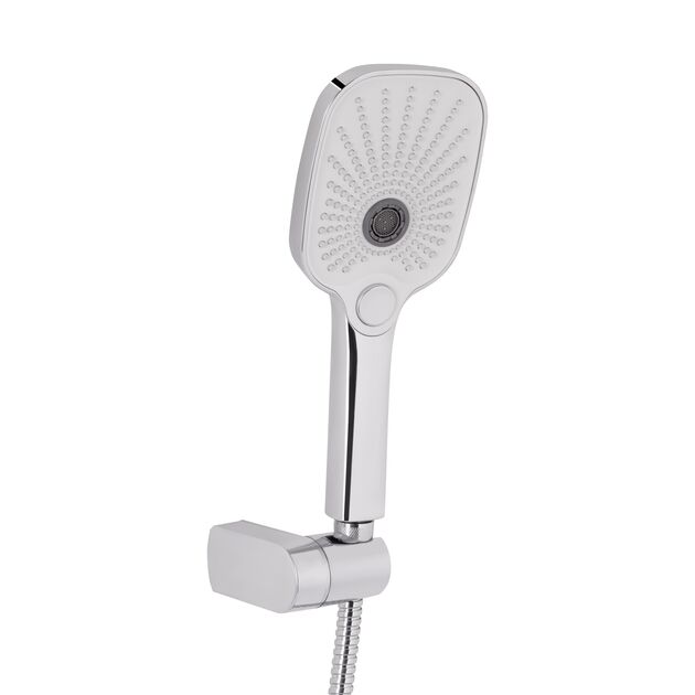 Смеситель для ванны Qtap Tern с длинным поворотным изливом (c душевым гарнитуром) QTTER260CRM47587 Chrome, фото , изображение 4 | SNABZHENIE.com.ua Смеситель для ванны Qtap Tern с длинным поворотным изливом (c душевым гарнитуром) QTTER260CRM47587 Chrome, фото , изображение 4 | SNABZHENIE.com.ua