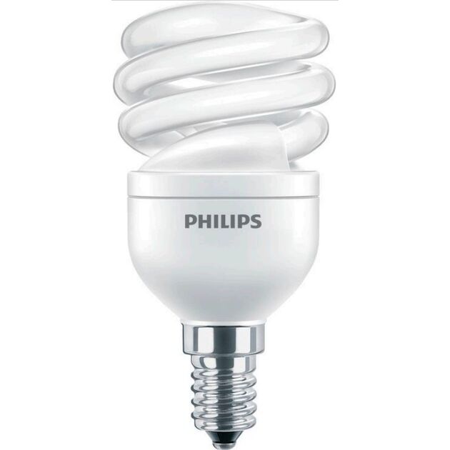 Philips E14 12W 220-240V WW 1PF/6 Econ Twister, фото  | SNABZHENIE.com.ua