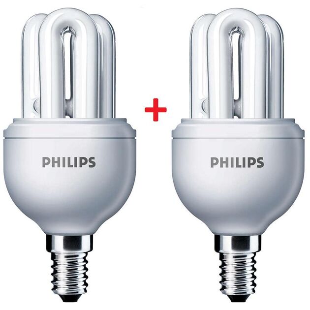 Philips E14 8W 220-240V 2700K Genie (1+1, фото  | SNABZHENIE.com.ua