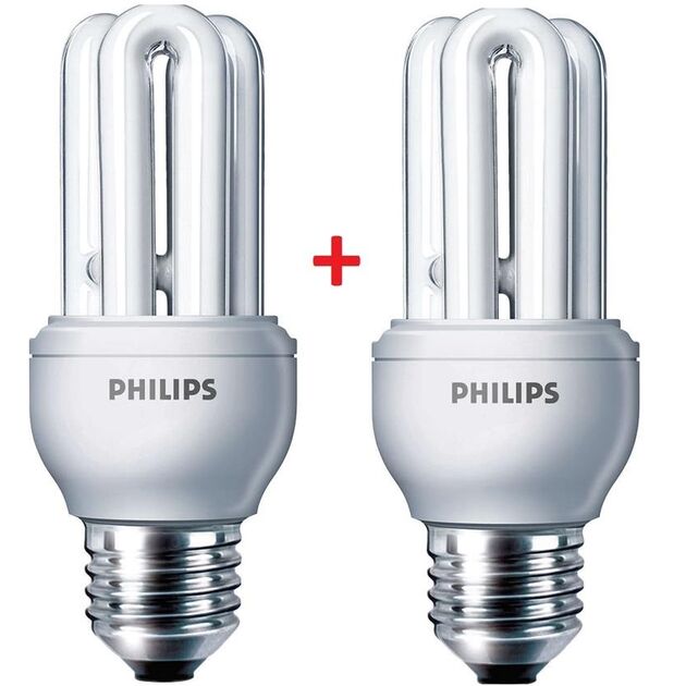 Philips E27 11W 220-240V 6500K Genie (1+1), фото  | SNABZHENIE.com.ua