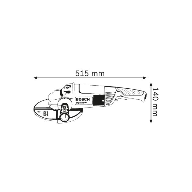 Bosch GWS 22 - 230 JH, фото , изображение 3 | SNABZHENIE.com.ua