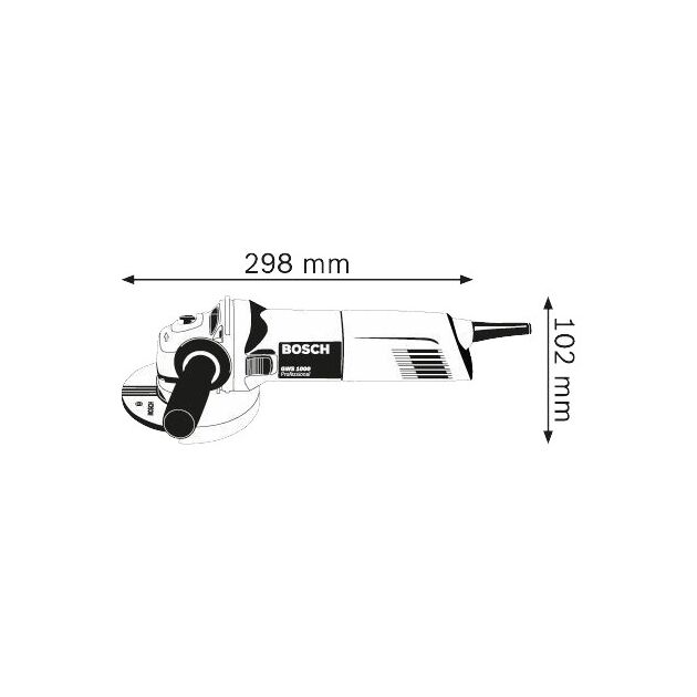 Bosch GWS 1000, фото , изображение 5 | SNABZHENIE.com.ua