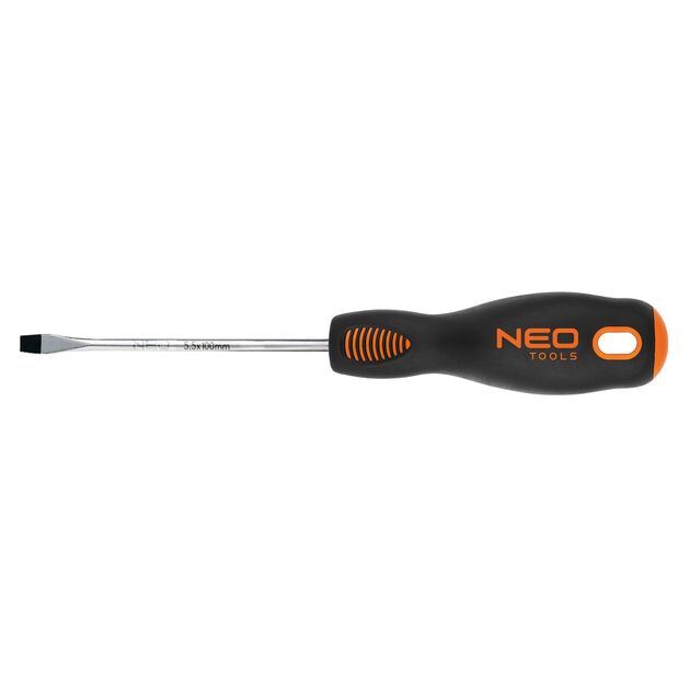 Отвертка с параллельным жалом, прямой шлиц 3х100 мм, NEO 04-101, фото  | SNABZHENIE.com.ua