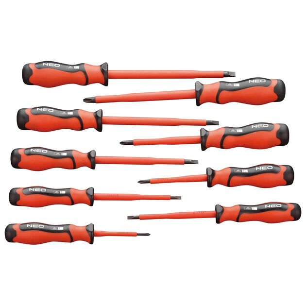 Набор диэлектрических отверток NEO tools 1000 В, 9 шт., фото  | SNABZHENIE.com.ua