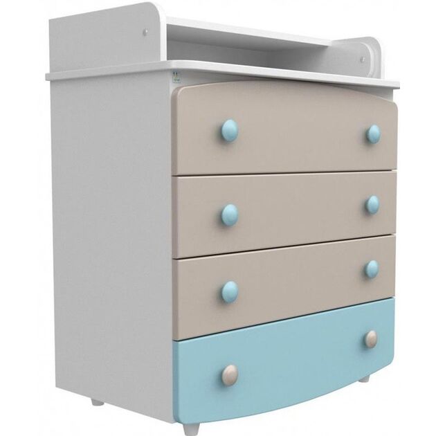 Veres Комод-пеленатор Капучіно/блакитний, фото , зображення 2 | SNABZHENIE.com.ua Veres Комод-пеленатор Капучіно/блакитний, фото , зображення 2 | SNABZHENIE.com.ua