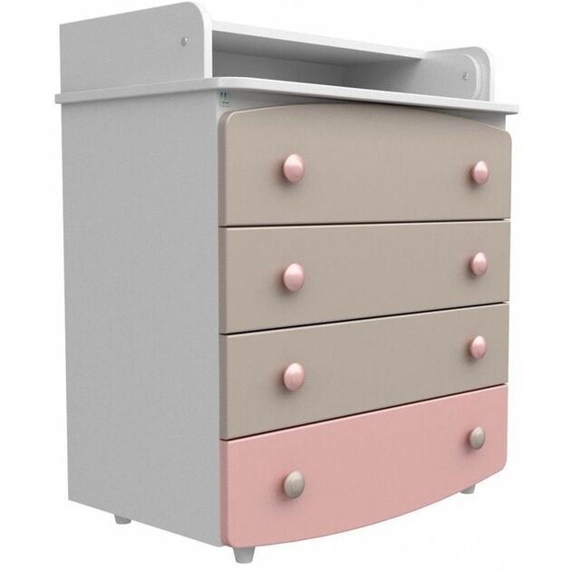 Veres Комод-пеленатор Капучіно/рожевий, фото , изображение 2 | SNABZHENIE.com.ua Veres Комод-пеленатор Капучіно/рожевий, фото , изображение 2 | SNABZHENIE.com.ua