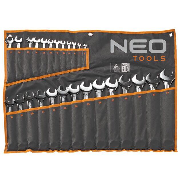 Набор комбинированных ключей 19 шт. 6-24 мм NEO 09-034, фото  | SNABZHENIE.com.ua