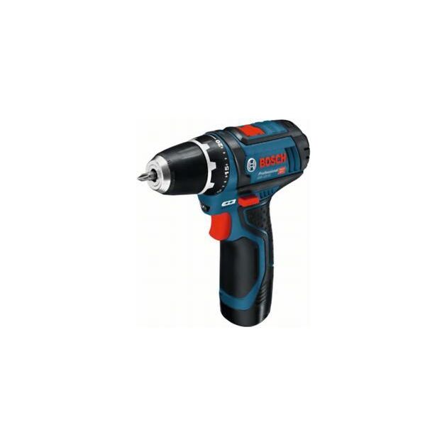 Bosch Professional GSR 12V-15, 2х2.0Ач, Li-On акумуляторна, фото , изображение 2 | SNABZHENIE.com.ua