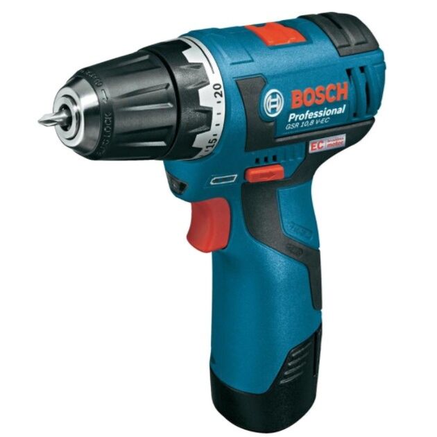 Bosch Шурупокрут GSR 12V-20 iз 2 акумуляторами, фото  | SNABZHENIE.com.ua