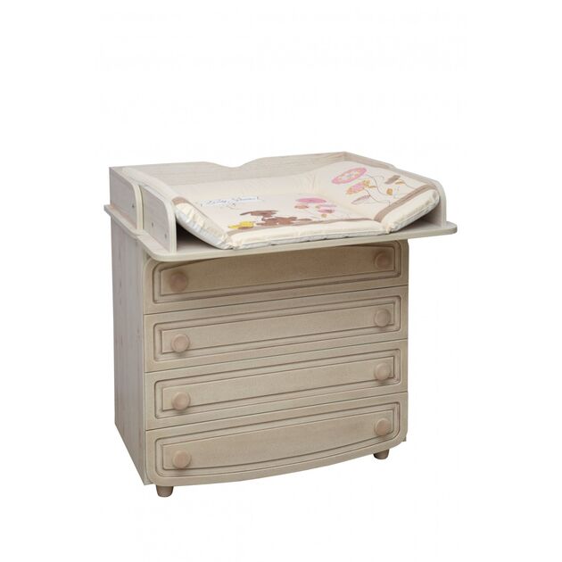 Veres Комод-пеленатор Патина дуб молочний (фільончастий), фото , зображення 6 | SNABZHENIE.com.ua Veres Комод-пеленатор Патина дуб молочний (фільончастий), фото , зображення 6 | SNABZHENIE.com.ua