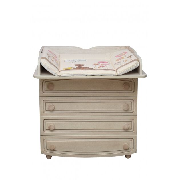 Veres Комод-пеленатор Патина дуб молочний (фільончастий), фото , зображення 4 | SNABZHENIE.com.ua Veres Комод-пеленатор Патина дуб молочний (фільончастий), фото , зображення 4 | SNABZHENIE.com.ua