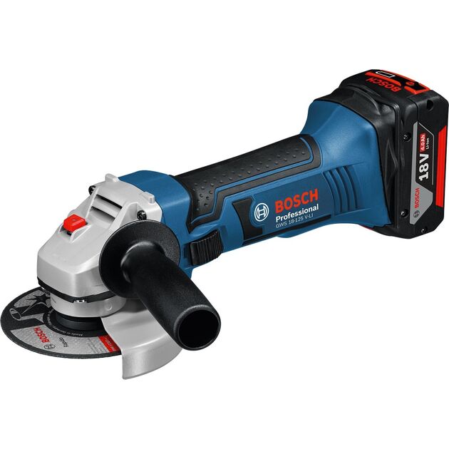 Bosch Professional GWS 18-125 V-LI акумуляторна, фото  | SNABZHENIE.com.ua