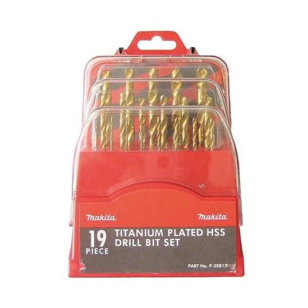 Makita 19 шт (P-30813) с покрытием нитрида титана 1-10мм, фото  | SNABZHENIE.com.ua