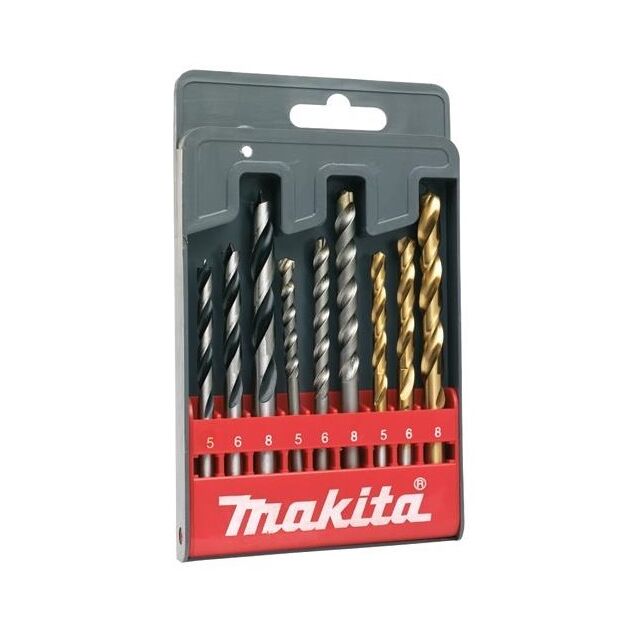 Makita Набор сверл комбинированный (D-08660) 9 шт, фото  | SNABZHENIE.com.ua