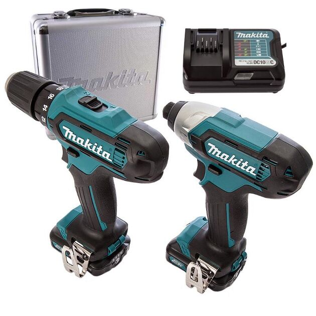 Makita LX201X (DF331DZ, TD110DZ, DC10WD, BL1016x2, 784244-7) CXT, фото , изображение 2 | SNABZHENIE.com.ua