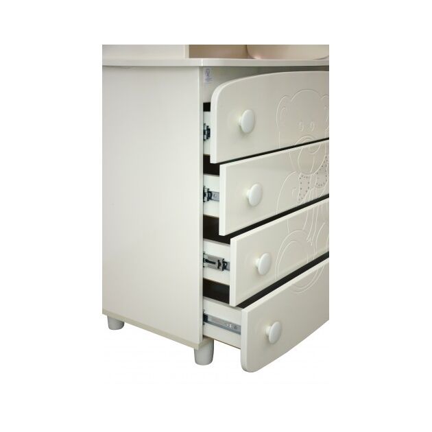 Veres Комод-пеленатор ДСП + МДФ (Ведмежа зі стразами)[33.4.5.2.04], фото , изображение 6 | SNABZHENIE.com.ua