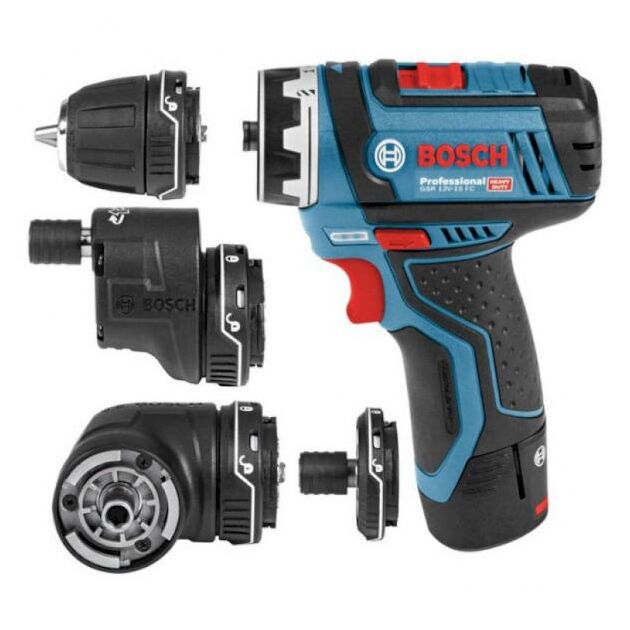 Bosch Professional GSR 12V-15 FC, 12В, 2х2.0Ач, Li-On акумуляторна, фото , изображение 2 | SNABZHENIE.com.ua