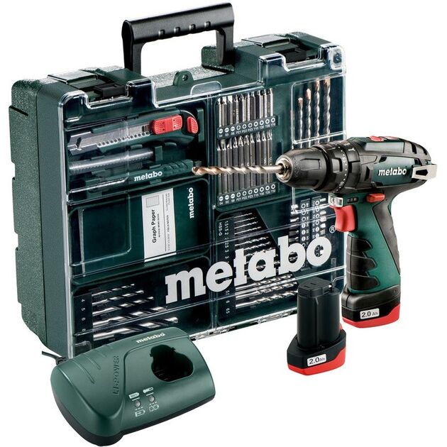 Metabo PowerMaxx SB Basic ударна 10.8V 2x2Ah, з / у, кофр, набір, фото  | SNABZHENIE.com.ua