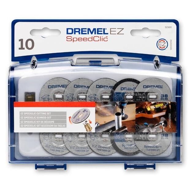 Dremel Набір кругів відрізних SC690 (10шт + тримач), фото  | SNABZHENIE.com.ua