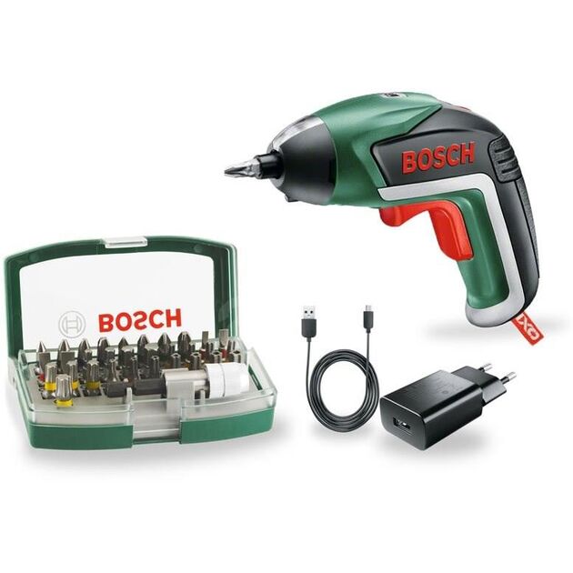 Bosch Шуруповерт-дрель IXO V + bit set аккумуляторный, фото , изображение 3 | SNABZHENIE.com.ua