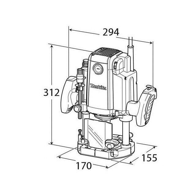 Makita RP2301FCX, фото , зображення 3 | SNABZHENIE.com.ua