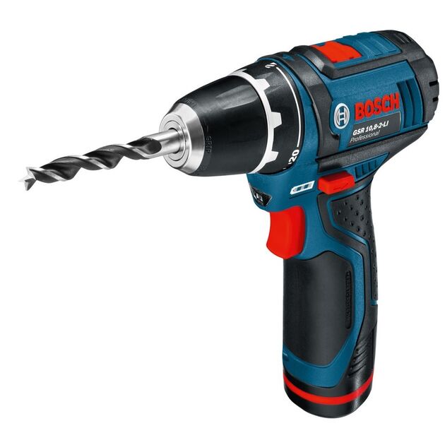 Bosch GSR 12V-15 Professional + Фонарь GLI, фото , изображение 5 | SNABZHENIE.com.ua