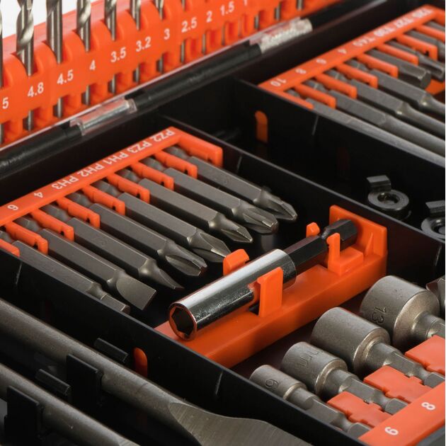 Dnipro-M Набор сверл и бит PROFESSIONAL (62 шт.), фото , зображення 7 | SNABZHENIE.com.ua